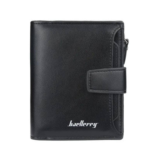 Billetera baellerry Cuero Broche Negro