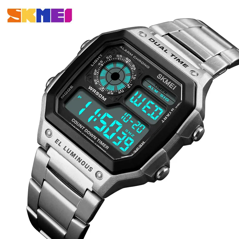 Reloj Skmei 1335 Stainless Steel Plata